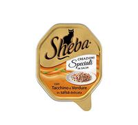 SHEBA CREAZIONI SPECIALI IN SALSA TACCHINO & VERDURE 85 GR.