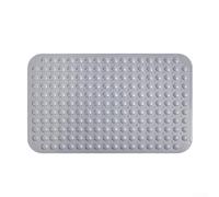 con tappetino da bagno in TPE Tazze doccia e vasca da bagno 36 x 71 pavimento antiscivolo cm tappetino antiscivolo forte aspirazione per idrorepellente per un bagno facile da pulire (grigio)