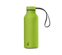 con-tatto Bottle Bottiglia termica con 3 Pareti in Acciaio e Rame - Bevande fredde per 25 ore e calde per 15 ore - Fascia e Tappo Sport Lid inclusi! (Black Mojito)