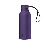 con-tatto Bottle Bottiglia termica con 3 Pareti in Acciaio e Rame - Bevande fredde per 25 ore e calde per 15 ore - Fascia e Tappo Sport Lid inclusi! (Ultraviolet)