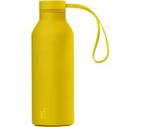 con-tatto Bottle Bottiglia termica in Acciaio e Rame 500ml - Borraccia Termica - Bevande fredde per 25 ore e calde per 15 ore - Fascia e Tappo Sport Lid inclusi! (Amalfi Lemon)
