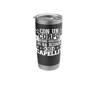 Con Un Corpo Como Questo Chi Ha Bisogno Dei Capelli Bicchiere termico in acciaio inox doppia parete