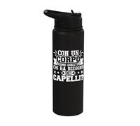 Con Un Corpo Como Questo Chi Ha Bisogno Dei Capelli Stainless Steel Insulated Water Bottle