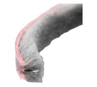 con una porta di velluto per la pioggia, Guarnizione a spazzola for porte scorrevoli, finestre e armadi, grigio, diverse dimensioni(Width 0.6CM*Height 0.8CM*Length 2000CM)
