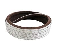 con una porta di velluto per la pioggia, Striscia sigillante autoadesiva a spazzola for porte e finestre 0,7-0,9 cm x 0,5-2,3 cm multicolore(Brown,Width 0.9CM*Height 2.3CM*Length 2000CM)