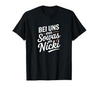 con uns War sowas Ein Nicki - DDR Scritta Nostalgia Maglietta
