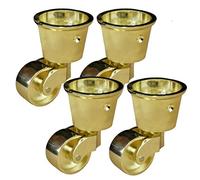 Con viti, rotella a tazza tonda in lega di zinco, rotella for mobili diametro 32 mm, adatta for piedini di pianoforte, divani, tavoli