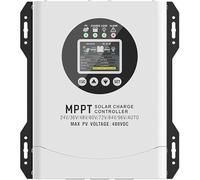 [Con WIFI]Y&H 120 A, regolatore di carica solare MPPT, tensione di ingresso massima 480 V PV, con rilevamento automatico della batteria da 24 V a 96 V, compatibile con batterie gel, bagnate e al litio