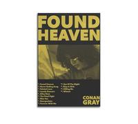 Conan Gray Found HeavenAlbum Poster decorazione artistica da parete per interni, stampa per interni, decorazione per bar, ristorante, estetica, poster per soggiorno, 30 x 45 cm, senza cornice, stile