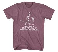 Conan The Barbarian Maglietta Uomo Maniche Corte Tinta Heather Maroon