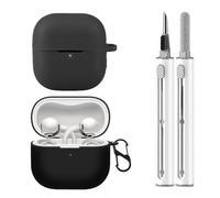 CONAPIKA Custodia protettiva in silicone per HUAWEI FreeClip 2, con penna per la pulizia, ultra sottile, morbida e flessibile, antiurto, sottile, lavabile, anti-caduta, anti-smarrimento, con