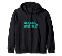 Conas atá tu? Come stai? come Gaeilge - Irlandese - Verde Felpa con Cappuccio