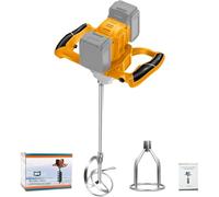 ConBlom Miscelatore per malta a batteria, compatibile con batteria Dewalt 20V, miscelatore Bruhle, 6Seed Gearox, miscelatore industriale per pittura, stucco, cemento, malta senza batteria.
