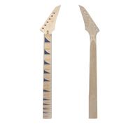 Conboxus Chitarra elettrica Collo 24 tasti 25.5 pollice Acero Palissandro Tastiera Chitarra Collo Floyd Rose Dado di Bloccaggio Cool Inlay Bolt sul tallone