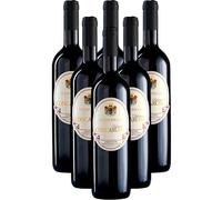 Conca Rosso Galluccio DOC 75cl - Poderi Foglia - Vino Rosso Italiano 13,5% Vol - Elegante, Intenso e Fruttato - Vino Campano di Alta Qualità - Eccellenza Made in Italy Premium (6BT)