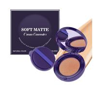 Concealer Makeup, Matte Face Foundation, Moisturizing Coverage Cream, Sweat Proof Formula, Long Lasting Wear, Ideal for Girls, Women, Beauty Routine, Daily Accessories