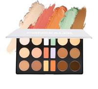Concealer Pallet, Face Contour Cream, 18-Color Full-Coverage Waterproof Multi-Purpose Long Lasting Makeup for Women Dark Circles Blemishes Correction, 37,6 g