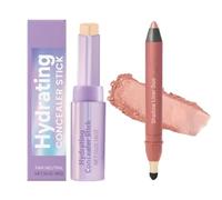 Concealer Stick & Shadow Liner Makeup Combo, Hydrating Concealer Stick, 2-in-1 Eyeliner & Eyeshadow, Waterproof, Natural Coverage & Instant Glow for Daily & Night Looks (Style D)