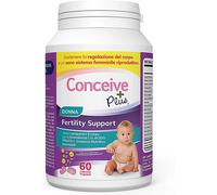 Sasmar Conceive Plus – Integratore per supporto alla fertilità femminile, 60 capsule
