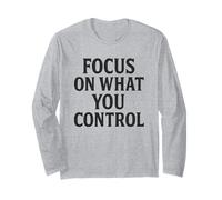 Concentrati su ciò che tu. controllo, Stoico, Vintage, Citazione. Maglia a Manica