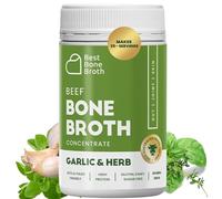 Concentrato di brodo di ossa di bovini di alta qualità con aromi di erbe italiane, 100% proveniente da bovini allevati al pascolo e nutriti con erba australiana - Collagene di brodo di ossa