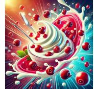 Concentrato di sapore di mirtillo rosso allo yogurt - Vegano - Sasami - 100ml