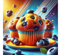 Concentrato di sapore di muffin ai mirtilli - Vegano - Sasami - 100ml