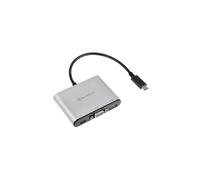 Concentratore adattatore USB 3.1 Tipo C - SILVERSTONE - SST-EP06C - VGA - USB Tipo A - Nero