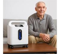 Concentratore di ossigeno portatile - 1-9L flusso regolabile, 96% generatore di ossigeno ad alta purezza per la casa, alimentazione silenziosa e continua