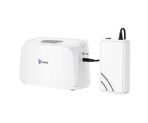 Concentratore di ossigeno portatile, 3 l/min con batteria, ossigeno da viaggio, funzionamento continuo per 2-2,5 ore, macchina per ossigeno per casa e auto da viaggio