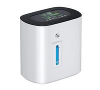 Concentratore di ossigeno regolabile da 1 a 7 l/min, concentratore di ossigeno portatile (30% ± 90%), intelligente con telecomando, per ufficio, per viaggio/in auto, timer 2 ore