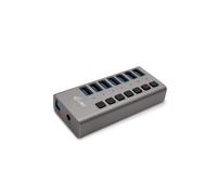 Concentratore di ricarica HUB - i-tec - 7 porte USB 3.0 - Plug & Play - Ricarica standard USB