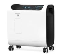 Concentratore Generatore di Ossigeno Medico,Concentratore Generatore di Ossigeno Ossigeno Regolabile dal 93% al 96% con Ruota Universale a 360°per Assistenza Domiciliare e Ospedaliera,5L/min,OG6