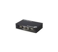 Concentratore (hub) - STARTECH.COM - 4 Porte Compatto Nero USB 2.0 - Estensione per computer desktop