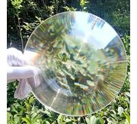 Concentratore solare con lente Fresnel rotonda in PMMA da 100 mm, lente con lunghezza focale da 36-100 mm for esperimenti scientifici sull'accensione e sopravvivenza all'aperto(90mm)