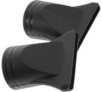 Concentratore stretto professionale per asciugacapelli, misura specifica per diffusori da 4,3 a 4,5 cm, ugello di ricambio in plastica ABS nera per accessori per asciugacapelli, strumenti per lo