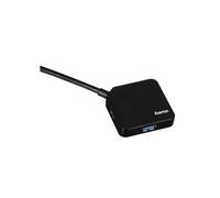 Concentratore USB 3.0 - HAMA - 1:4 - Alimentato tramite bus - Cavo USB integrato - Nero