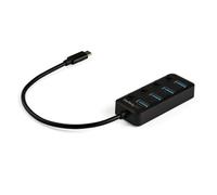 Concentratore USB-C StarTech 4 Porte USB 3.2 Gen 1 con Interruttori Indipendenti e Alimentazione Bus