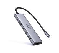 Hub USB-C Ugreen Revodok 7 en 1 HDMI 4K60Hz 2xUSB-C3.2 USB-A3.2 SD/TF PD100W Gris