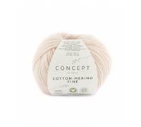 Concept 25 g Cotton - Merino fine - Colore: 88 - Rosa chiaro - Un filato voluminoso in cotone biologico e la migliore lana merino combinato con una delicata struttura della catena.