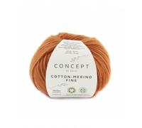Concept 25 g Cotton - Merino fine - Colore: 90 - arancione - Un filato voluminoso in cotone biologico e la migliore lana merino combinato con una delicata struttura della catena.
