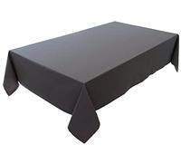 Concept Collection, tovaglia da tavola, 100% cotone, colore e dimensioni a scelta, rotonda, diametro 100 cm, grigio basalto