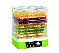 Concept Elettrodomestici SO1060 Essiccatore per Frutta, 9 Scomparti, 260 W, 46 Decibel, Plastic, Verde