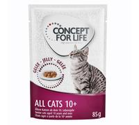 Concept for Life All Cats 10+ - ricetta migliorata! - umido a completamento: 12 x 85 g Concept for Life All Cats 10+ in Gelatina