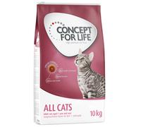 Prezzo speciale! 9 / 10 kg Concept for Life Crocchette per gatti - 10 kg All Cats
