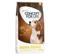 Prezzo speciale! 2 x 4 kg / 12 kg Concept for Life Crocchette per cane - (2 x 12 kg) Medium Sensitive