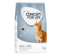 Multipack risparmio! 2 x Concept for Life Crocchette per gatti - 2 x 3 kg Oral Care