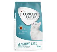 Prezzo speciale! 9 / 10 kg Concept for Life Crocchette per gatti - 10 kg Sensitive Cats