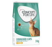 Concept for Life Sterilised Cats Pollo - ricetta migliorata! - 3 kg