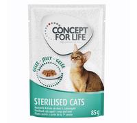 Concept for Life 48 x 85 g Alimento umido per gatti - Sterilised Cats in gelatina